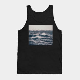 Stormy Seas Cool Ocean Waves Abstract Gift Design Tank Top